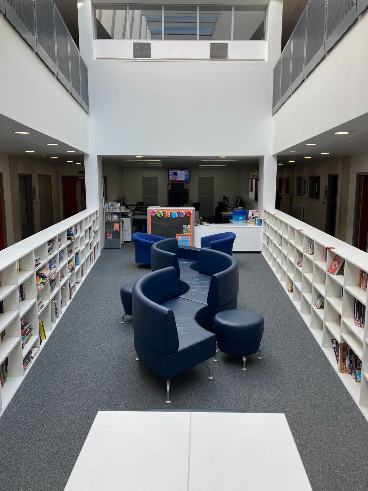 Photo of the Library area at Leigh Academy Strood.