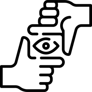 Focal point photography icon